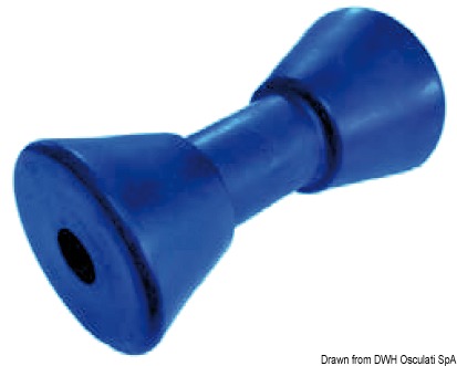 Rullo centrale blu 190 mm  21 mm