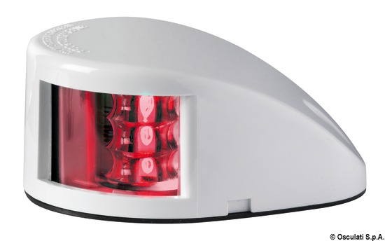 Fanale di via Mouse Deck rosso corpo ABS bianco