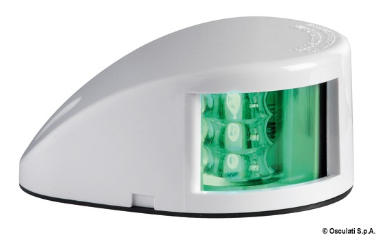 Fanale di via Mouse Deck verde corpo ABS bianco