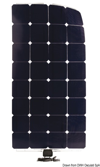 Pannello Solare Enecom SunPower 120 Wp 1230x546 mm