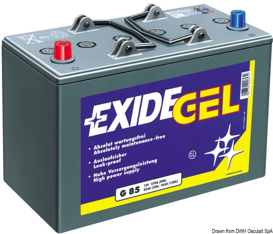 Batteria Exide gel 60 Ah