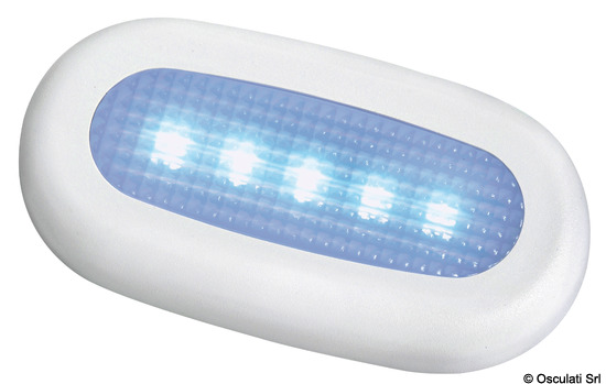 Luce di cortesia stagna 5 LED blu