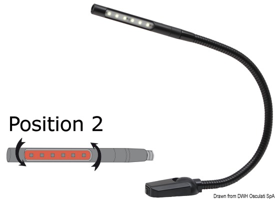 Luce carteggio snodata a led