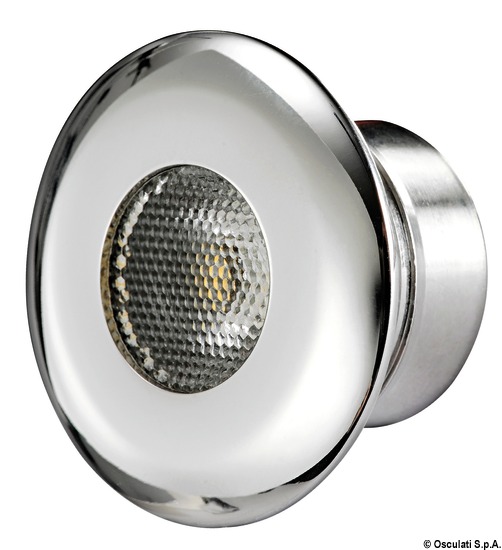 Micro plafoniera LED 1x1 W bianca