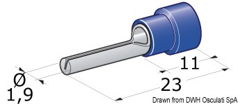 Spinotto giunzione maschio 1-2,5 mm