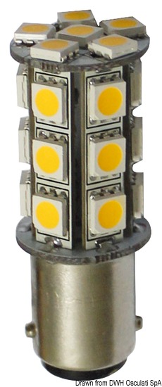 Lampadina LED 12 V BA15D 3,6 W 264 lm