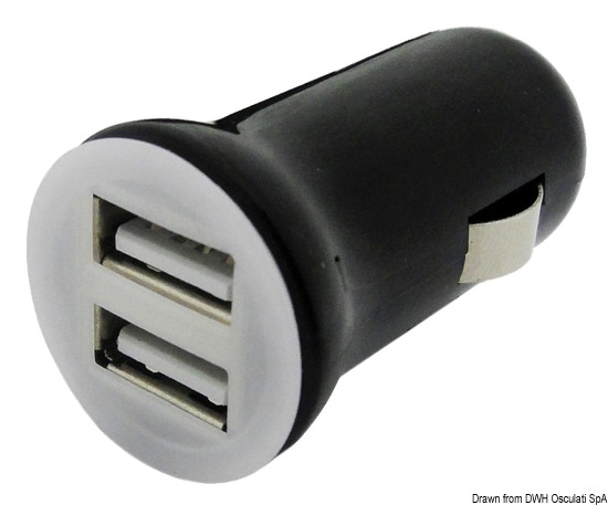 Adattatore presa corrente/doppia USB