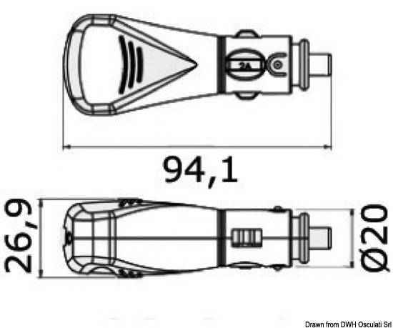 Spina con attacco USB