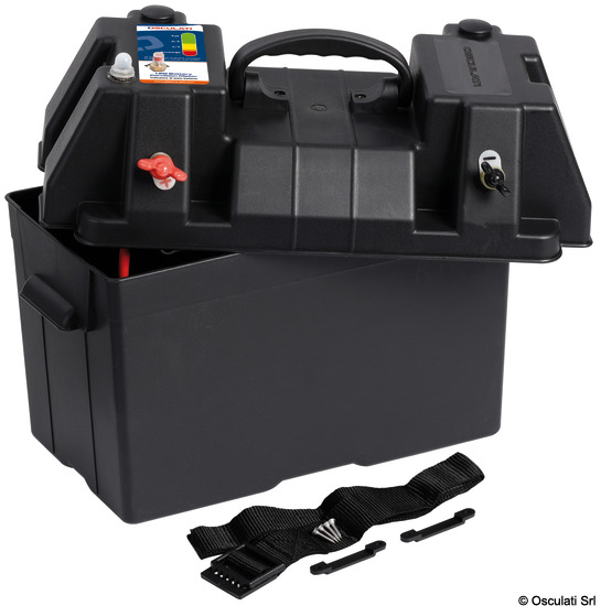 Cassetta batteria power center DELUXE con dual USB