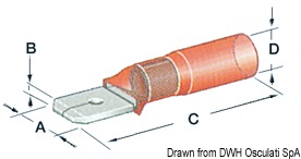 Faston stagni maschio