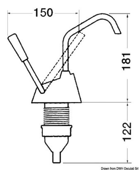 Pompa a mano Whale Flipper MK4