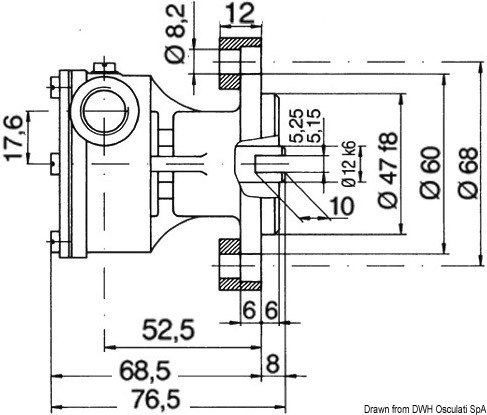 Pompa Nauco FPR038/034 bocche 3/8"