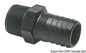 Portagomma nylon maschio 3/4"