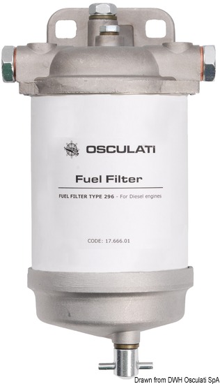 Filtro separatore acqua/carburante tipo CAV 796