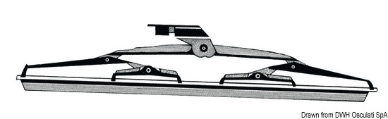 Spazzola inox tergicristallo 559 mm