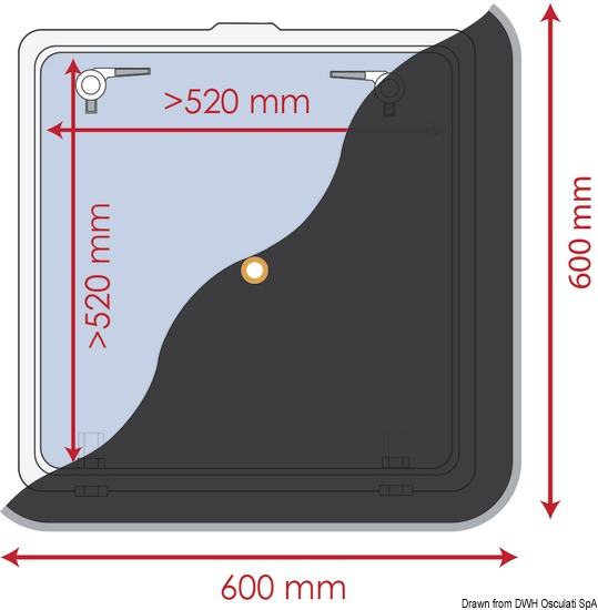 Tendina oscurante 600 x 600 mm