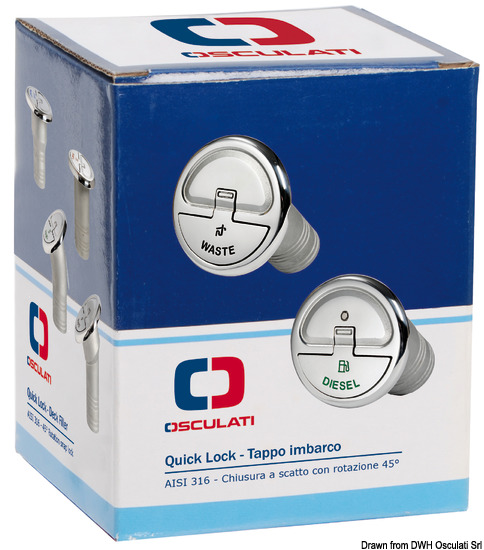 Tappo imbarco Quick Lock Diesel mm 50