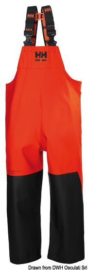 HH Storm Rain BIB arancio/nero XL