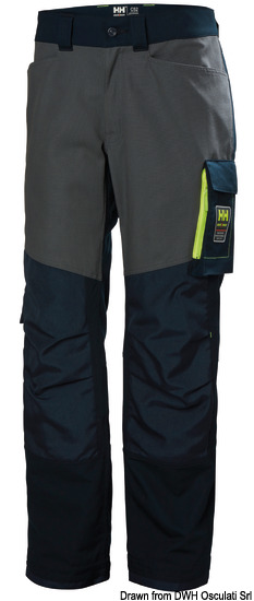 HH Aker Work pant navy/grigio Tg. 50