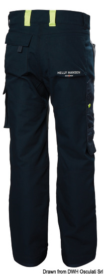 HH Aker Work pant navy/grigio Tg. 50