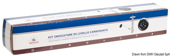 Indicatore carburante con galleggiante 130/660 mm