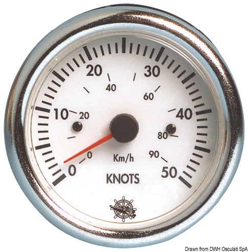 Spidometro 0-50 nodi 12 V