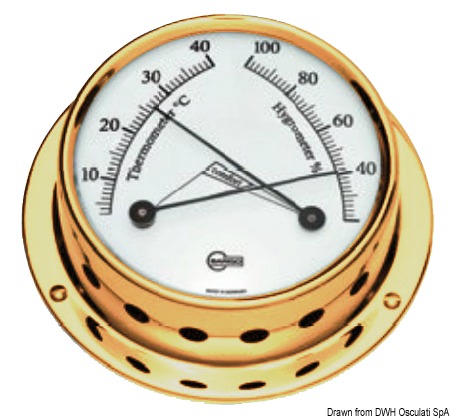 Igro/termometro Barigo Tempo S lucido