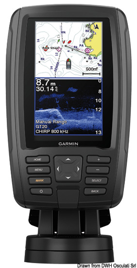 Charplotter Garmin EchoMap Plus  42cv con trasd.