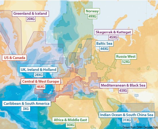 Cartografia Navionics XL9-NAVIONICS+ Global Region