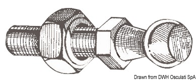 Pallina fissaggio molle gas