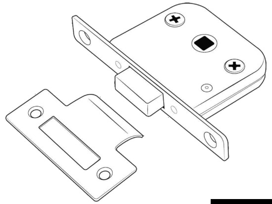 Serratura senza blocco