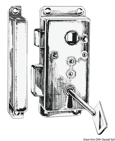 Serratura DI  int. 110x45