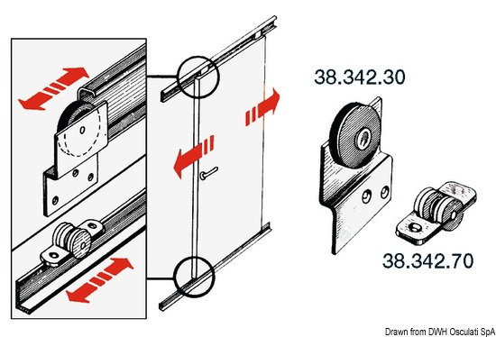 Carrello coulisse 38x15