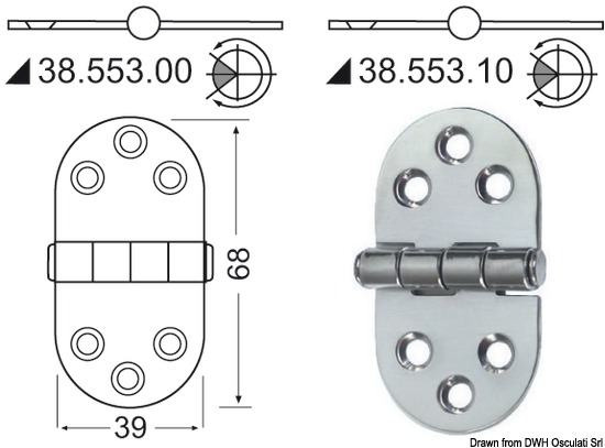 Cerniera inox