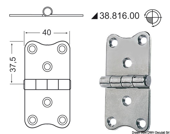 Cerniera inox