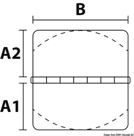 Mega cerniera microfusa 38x38x76 mm