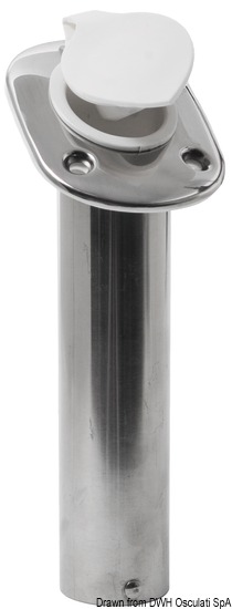 Portacanne incasso inox 42 mm 60