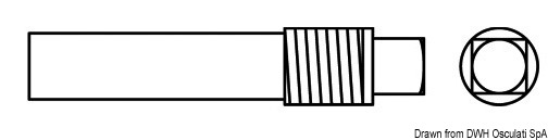 Zinco filetto 3/4" mm 20x80