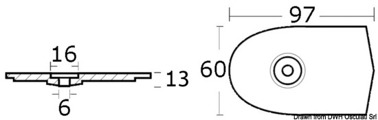 Anodo a piastrina 6C/6D/8C