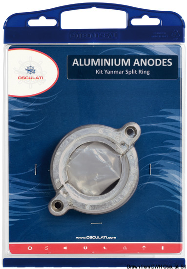 Anodo alluminio piede apribile SD20>SD50