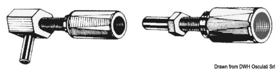 Raccordo per timoneria idraulica 90