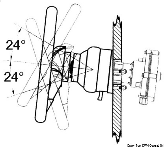 Timoneria rotativa singola T81