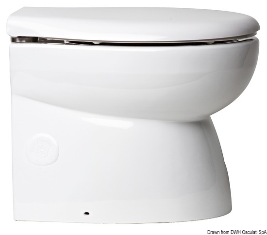 WC Silent Elegant 12 V posteriore dritto