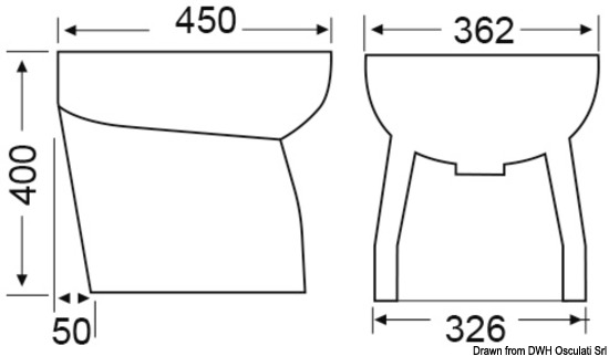 Bidet ceramica alto smussato