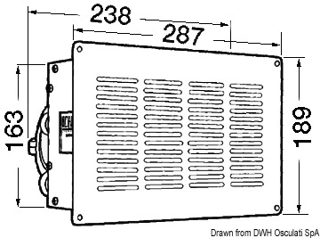 Riscaldatore a paratia 28000 BTU 12 V