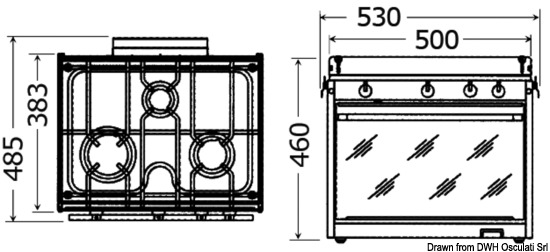 Cucina Topline 3 fuochi