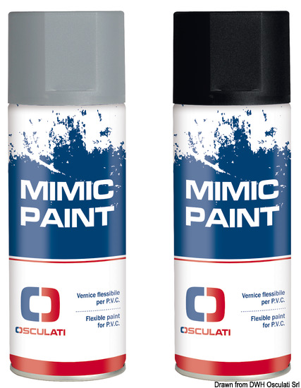 MIMIC PAINT Spay rinnova pvc RAL 9005 nero 400ml