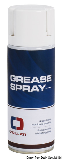 White grease spray 400 ml