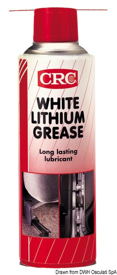 Grasso idrorepellente CRC White lithium 300 ml