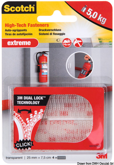 Sistema di fissaggio Dual Lock 3M